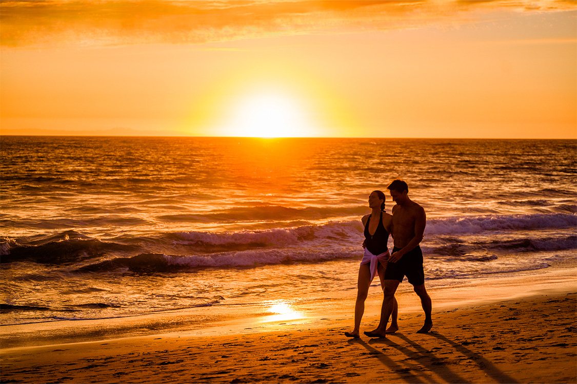 Talk Partners Beach Sunset